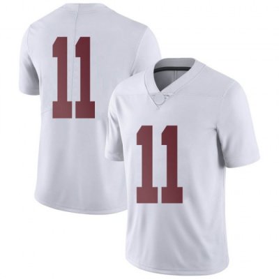 NCAA Men's Alabama Crimson Tide #11 Kristian Story Stitched College Nike Authentic No Name White Football Jersey OU17X87LP